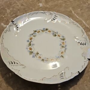 Elegant Floral Porcelain Plate